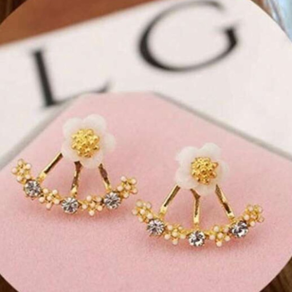 Flowers earrings - Picture 2 of 5